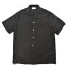 Joe McCoy Rayon Bowling Shirt 030 Black Clearance