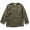 The Real McCoy's Ww2 Hbt Pajama Shirt Olive Clearance