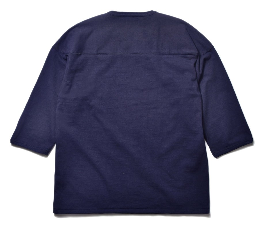 Joe McCoy Heavy Cotton Football Tee 140 Navy Best