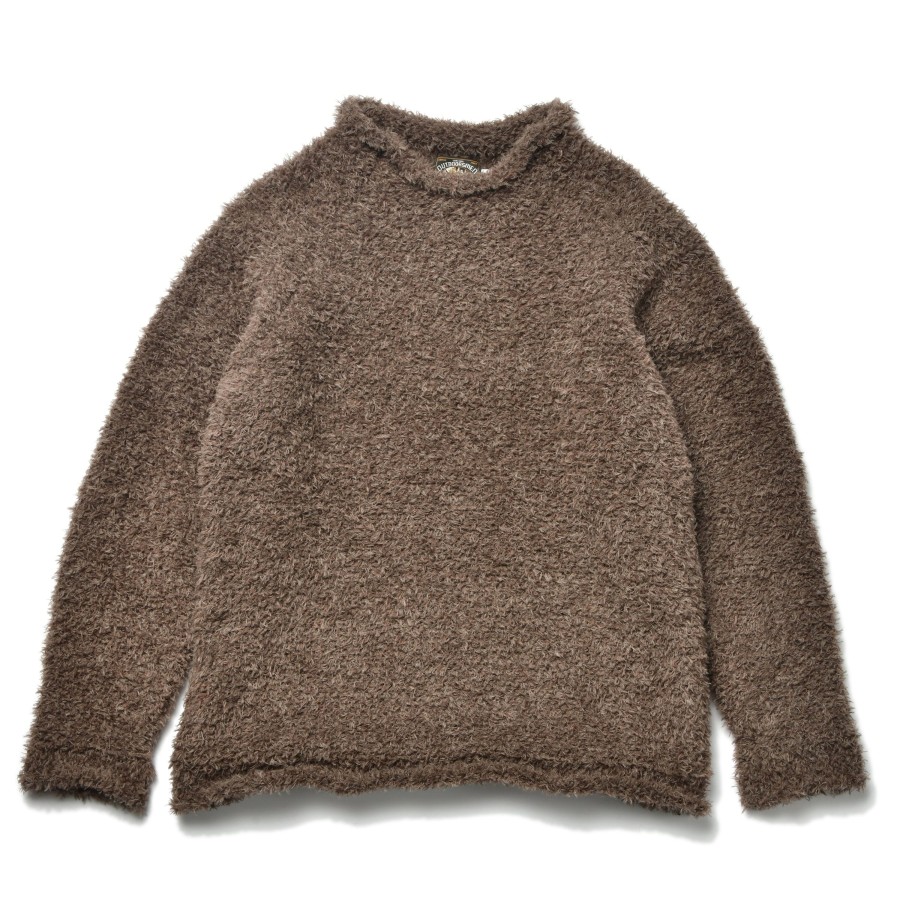 Joe McCoy Mockneck Mole Sweater 050 Brown Hot