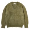 Joe McCoy Jm Mohair V-Neck Sweater Mint Clearance