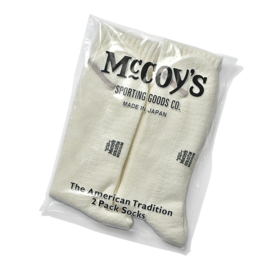 Joe McCoy Mccoy'S 2 Pcs Pack Socks 10 White Hot