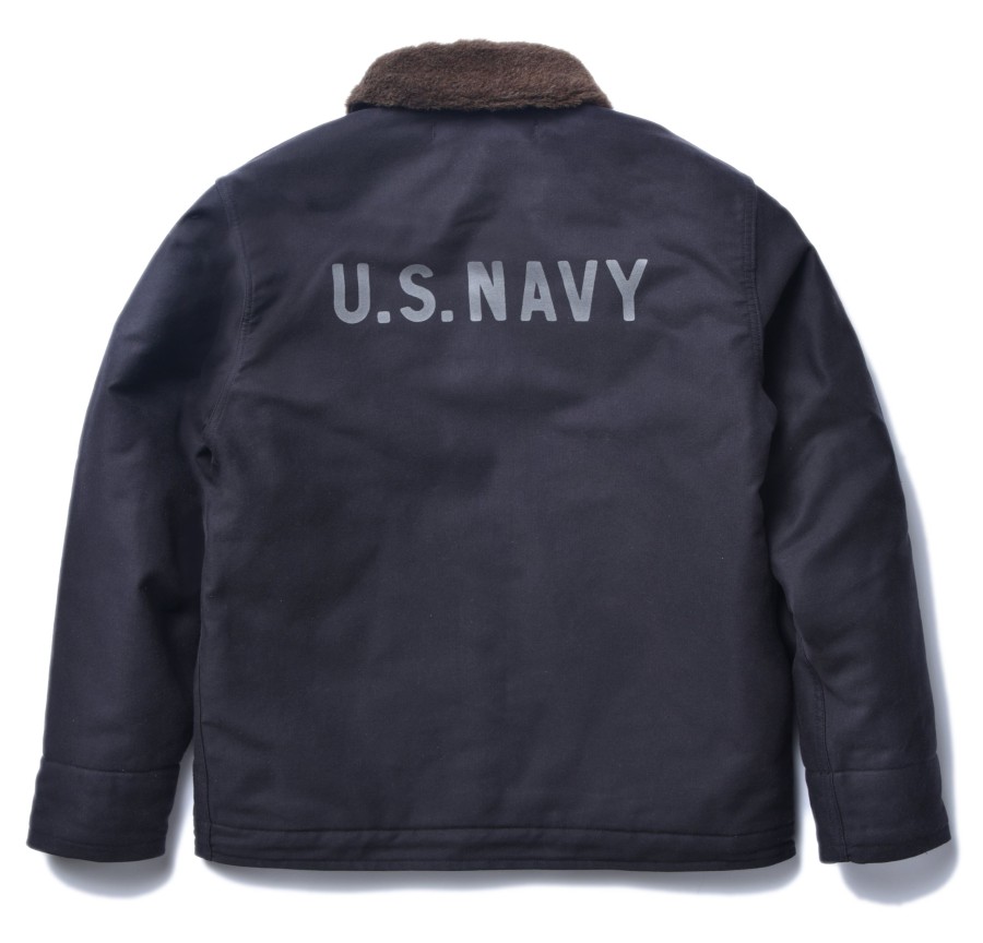 The Real McCoy's N-1 Deck Jacket ( ) / Stencil Navy Best