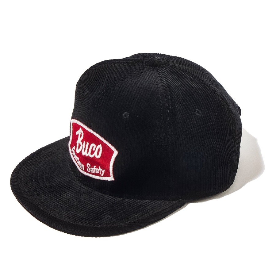 Buco Buco Strap-Back Cap / Corduroy Black New