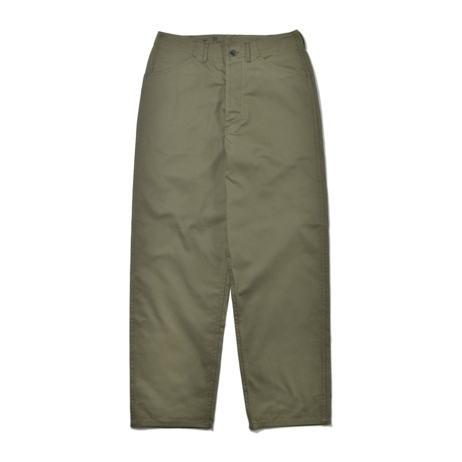 The Real McCoy's Trousers, Utility N-3 Olive Clearance