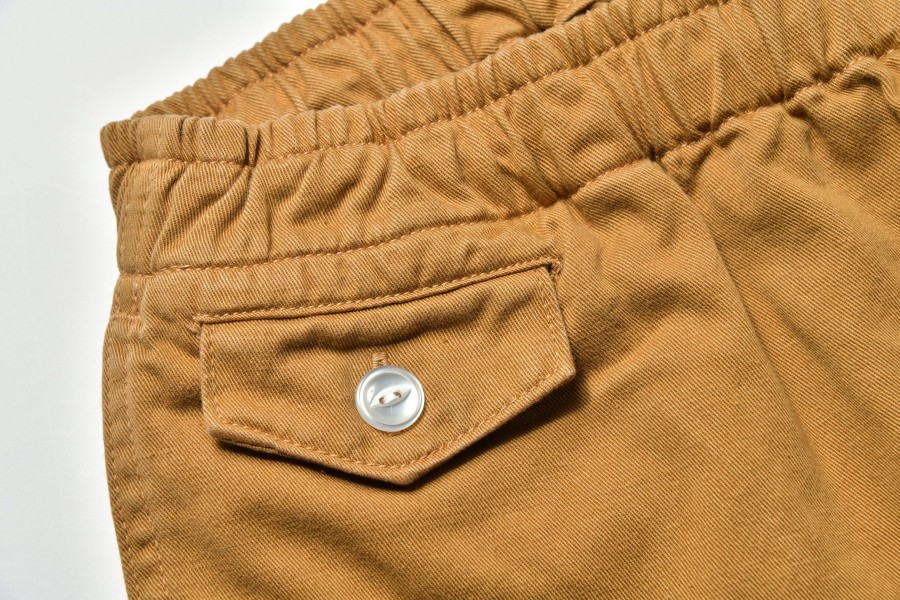 Joe McCoy Cotton Drill Swim Shorts (Over-Dyed) 54 Chestnut Hot