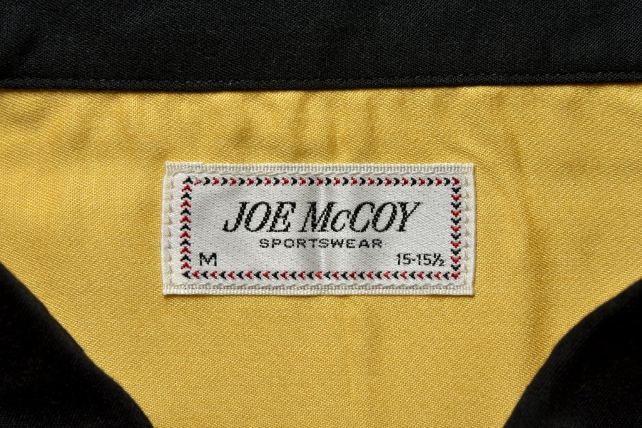 Joe McCoy Rayon Bowling Shirt / Jolly Roger 060 Yellow Hot