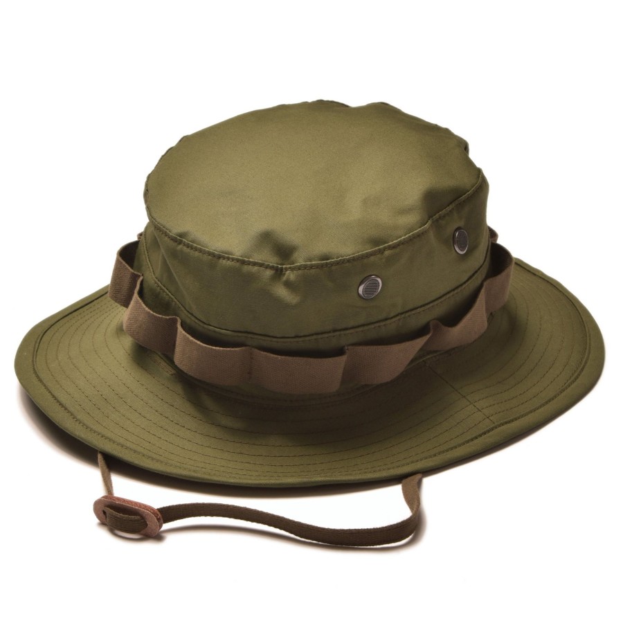 The Real McCoy's Hat, Jungle 150 Olive Wholesale