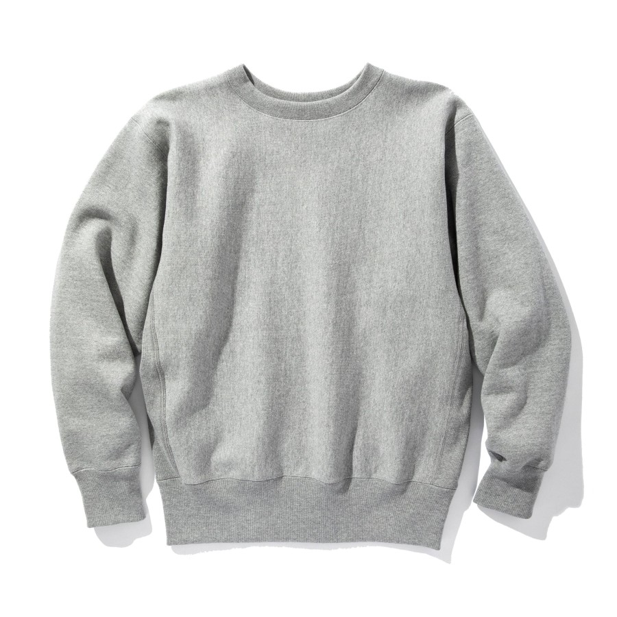 Joe McCoy Heavyweight Crewneck Sweatshirt 021 Mid Grey New