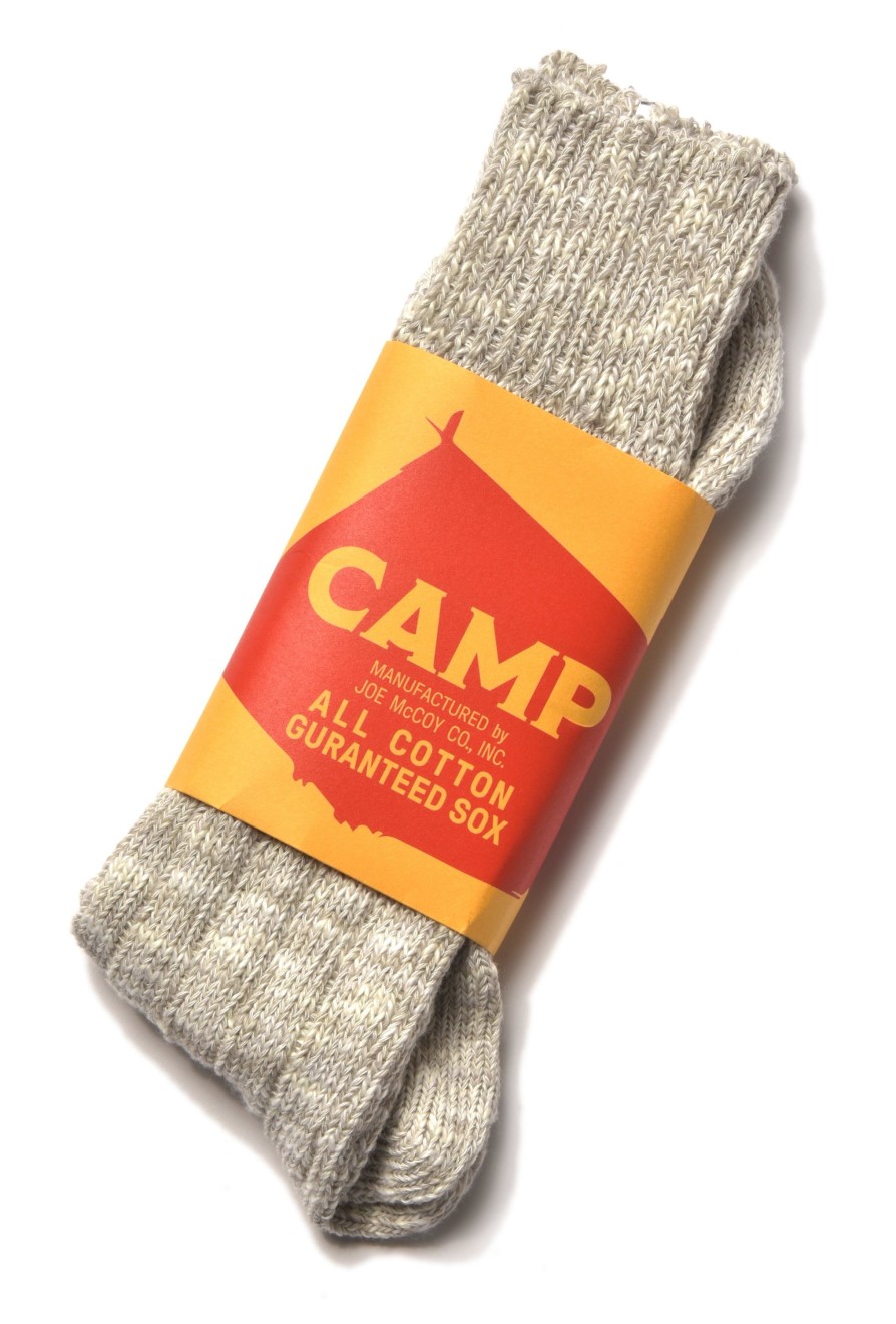 Joe McCoy Outdoor Socks 'Camp' 022 Snow Gray New