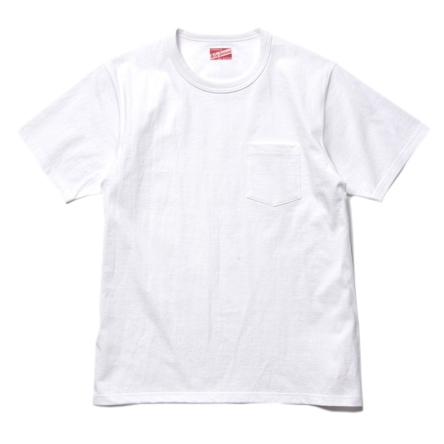 Joe McCoy Pocket Tee 10 White Clearance