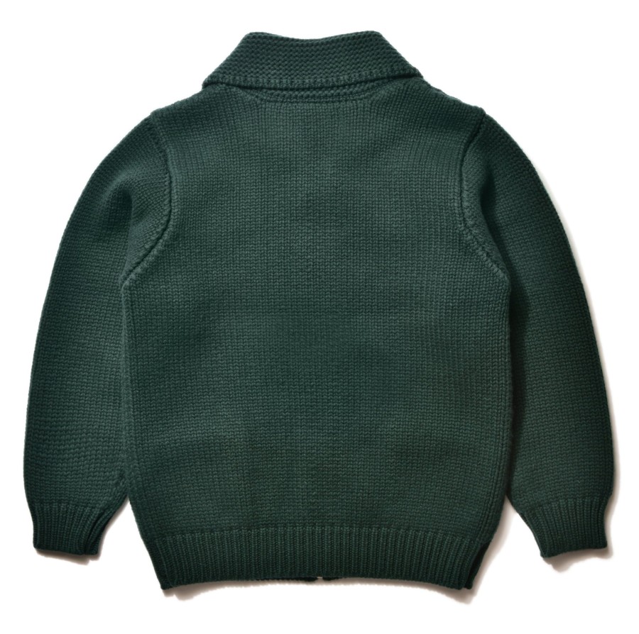 Joe McCoy Heavy Wool Cashmere Sweater Green Wholesale