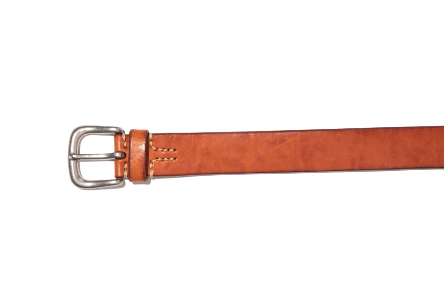 Joe McCoy Joe Mccoy Bend Leather Belt 050 Brown New