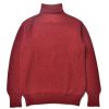 Joe McCoy Fisherman'S Turtle Neck Sweater 102 Maroon New