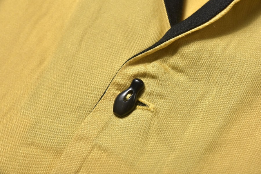 Joe McCoy Rayon Bowling Shirt 060 Yellow Hot