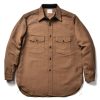 Joe McCoy 8Hu Heavy Moleskin Shirt Brown Best