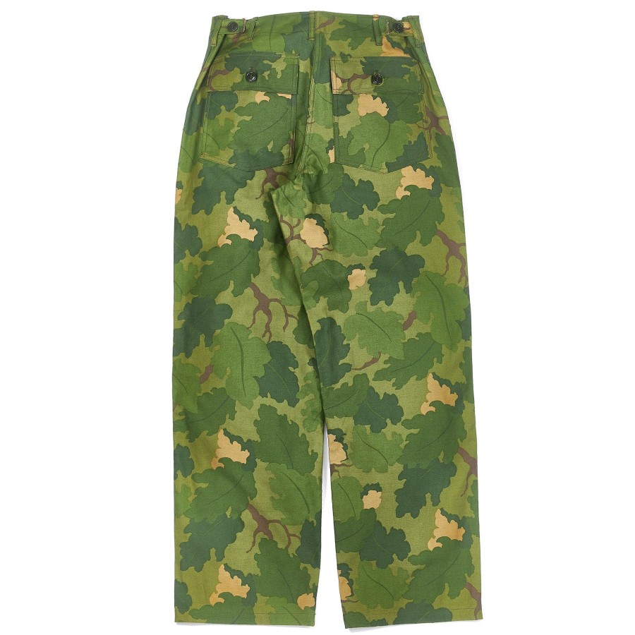 The Real McCoy's Camouflage Civilian Trousers / Mitchell Pattern 160 Green Best