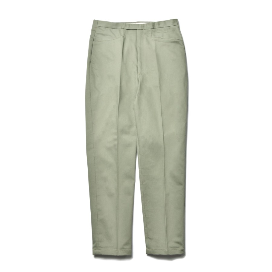 Joe McCoy Belted Waistband Trouser, Plain Stitch / Pique 154 Sage New