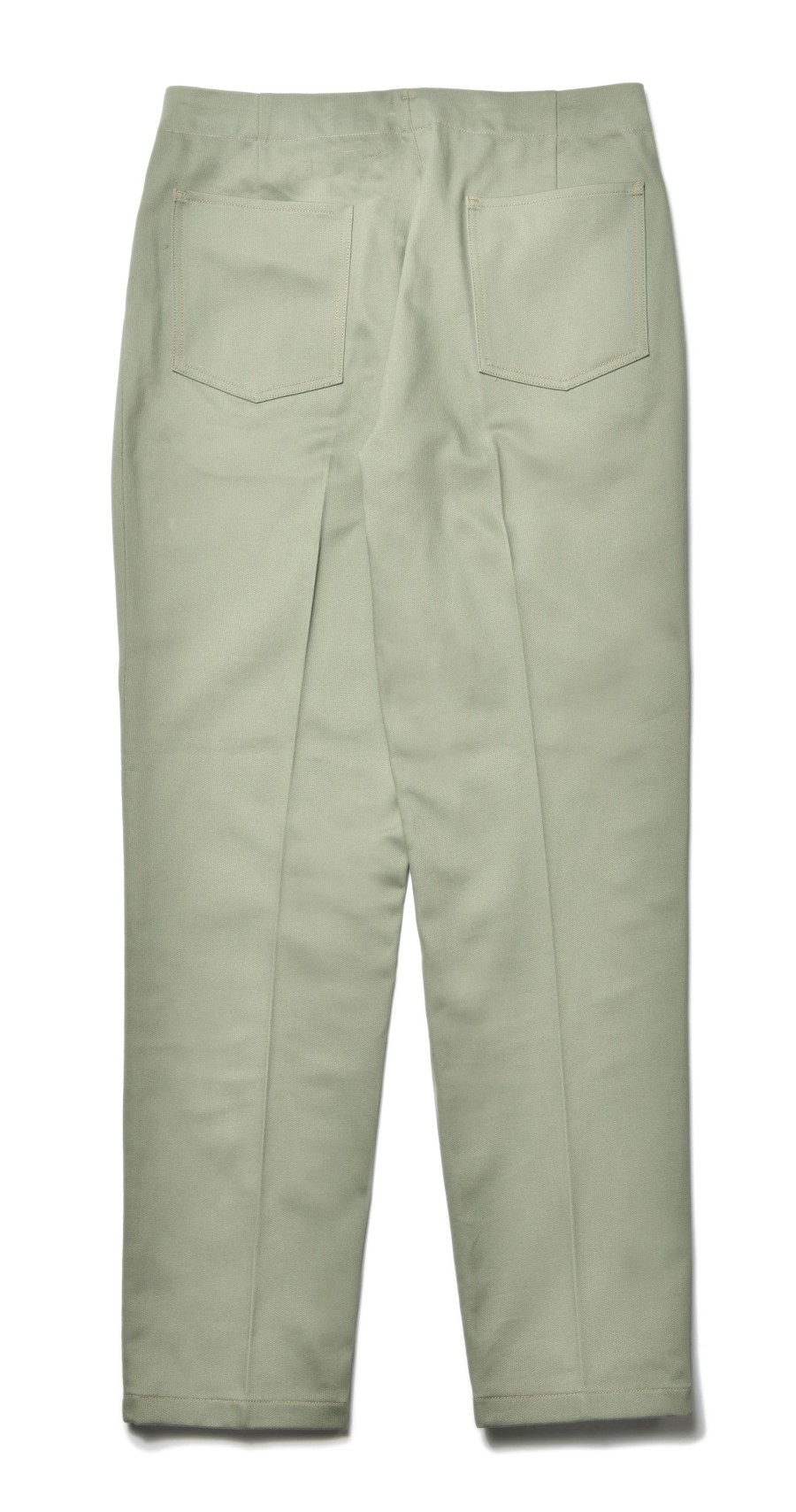 Joe McCoy Belted Waistband Trouser, Plain Stitch / Pique 154 Sage New