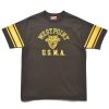 The Real McCoy's Military Athletic Tee / West Point 032 Charcoal New