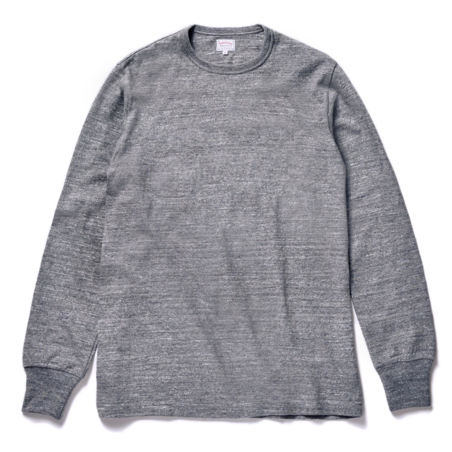 Joe McCoy Athletic L/S T-Shirt/ Loopwheel 020 Gray Online