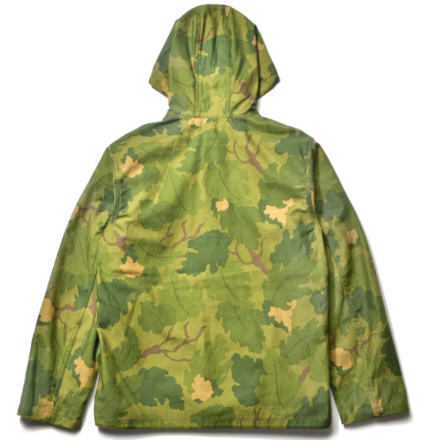 The Real McCoy's Camouflage Parka / Mitchell Pattern 160 Green Hot