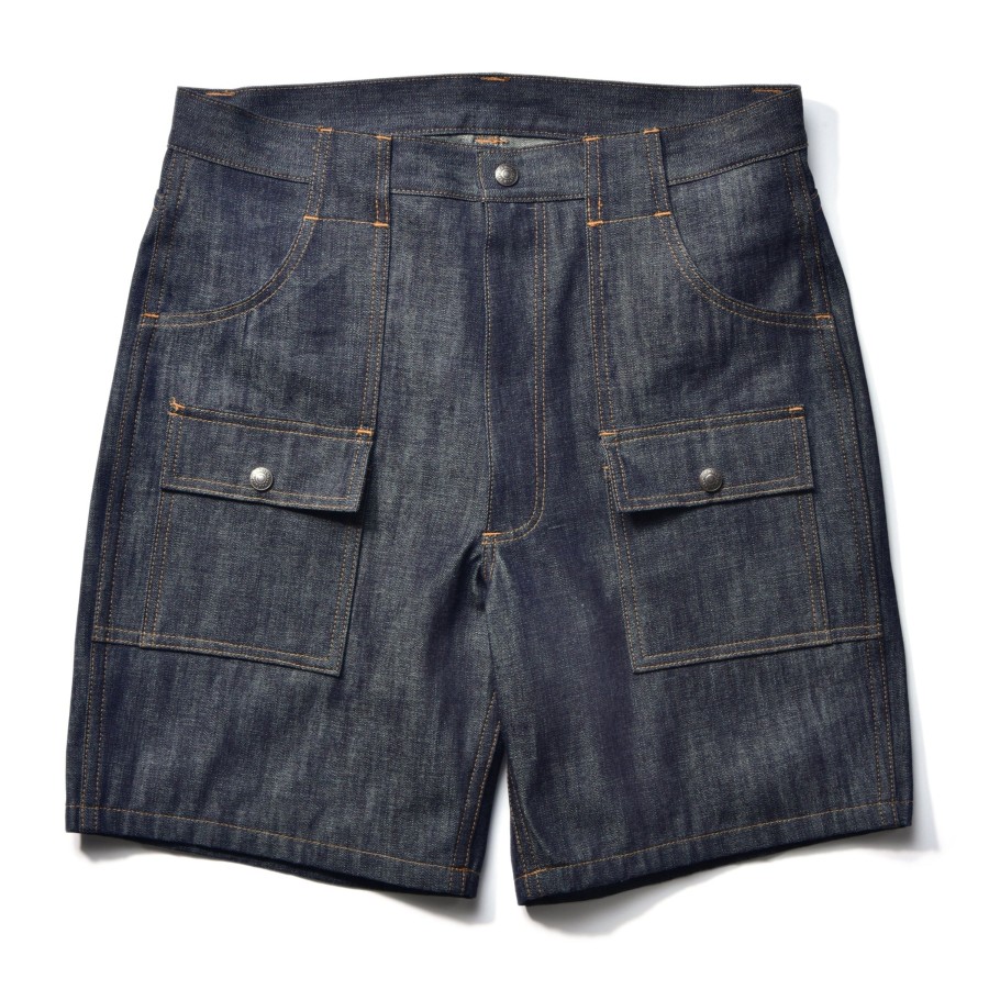 Joe McCoy Outdoor Utility Shorts / Denim 141 Indigo New