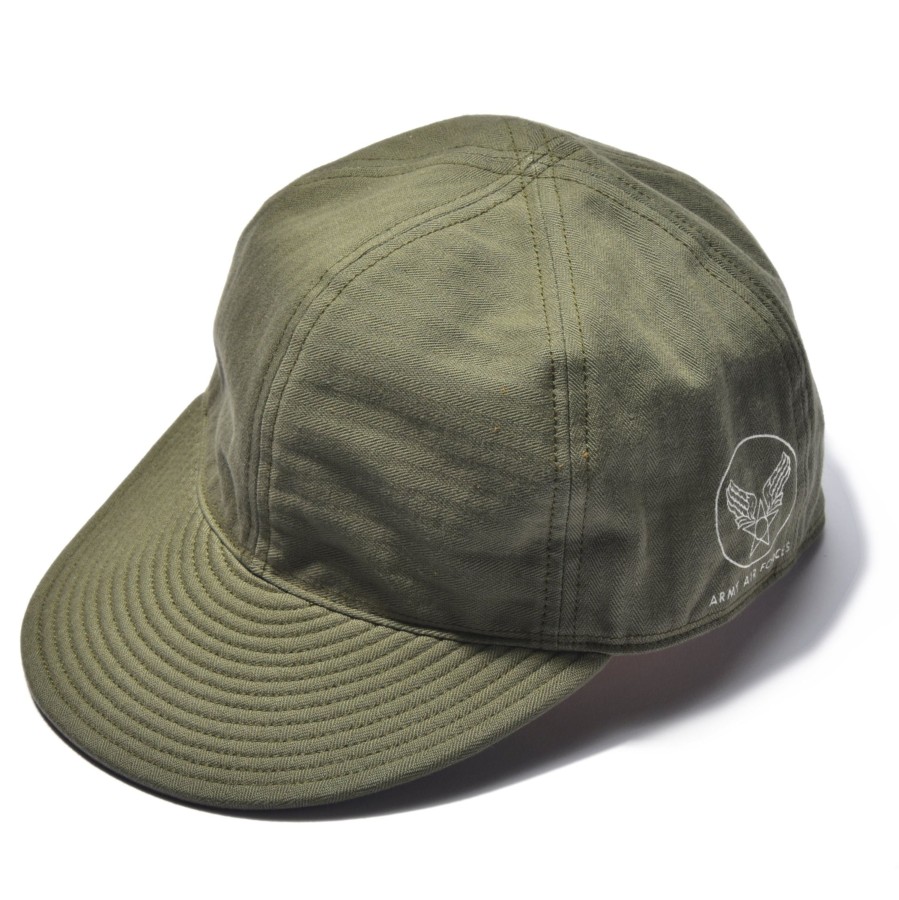 The Real McCoy's Type A-3 Cap / Decal 150 Olive New