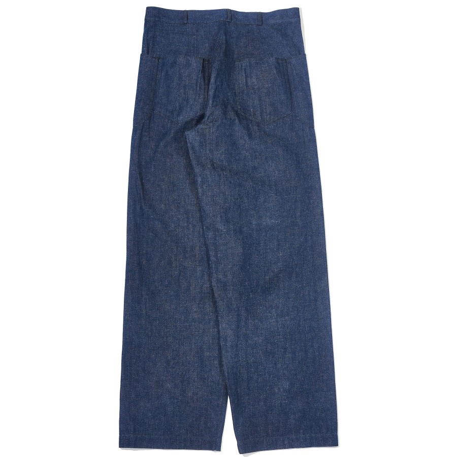 The Real McCoy's U.S. Navy Denim Dungaree Trousers 141 Indigo Online