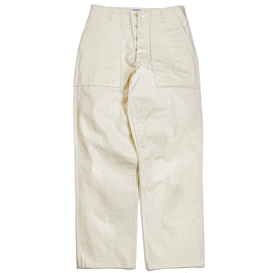 Joe McCoy Utility Trousers / White Hbt 012 Ecru Online