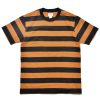 Buco Buco Stripe Tee S/S 306 Black X Mustard Hot