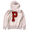 Joe McCoy Hooded Sweatshirt / 'P' Silver Gray Clearance