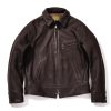 Joe McCoy 30S Leather Sports Jacket / Freeman (Deerskin) Brown New