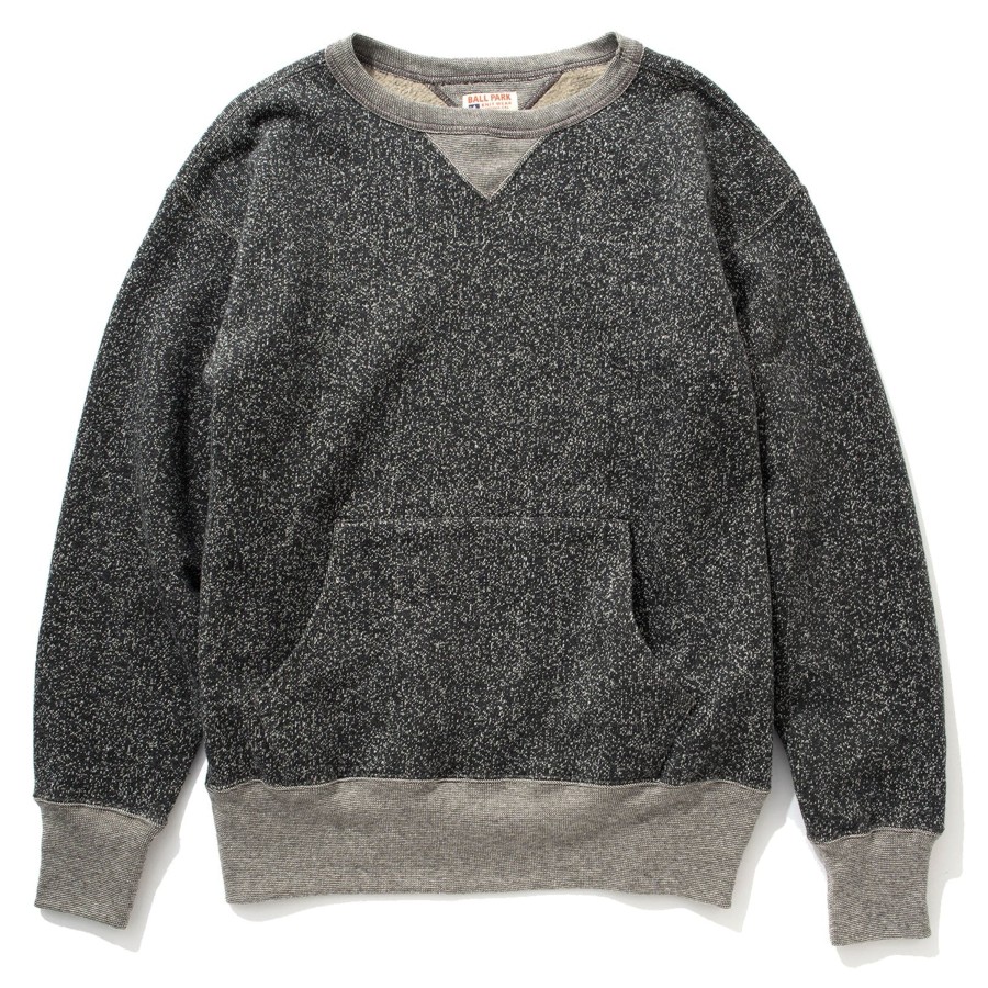 Joe McCoy Salt & Pepper Crewneck Sweatshirt 026 Grey New