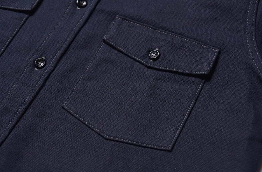 Joe McCoy 8Hu Heavy Moleskin Shirt 140 Navy Online