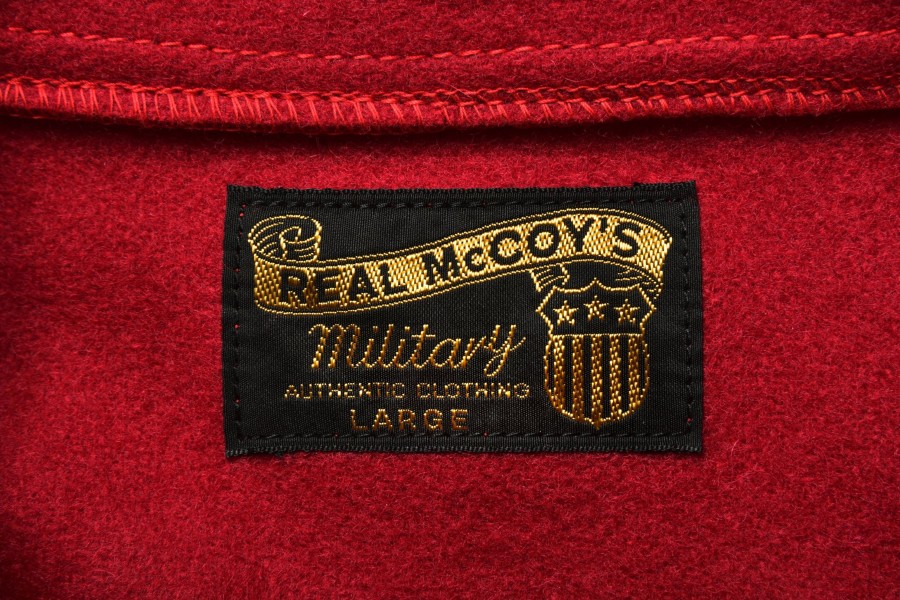 The Real McCoy's Military Souvenir Wool Shirt / U.S. Navy Red Online