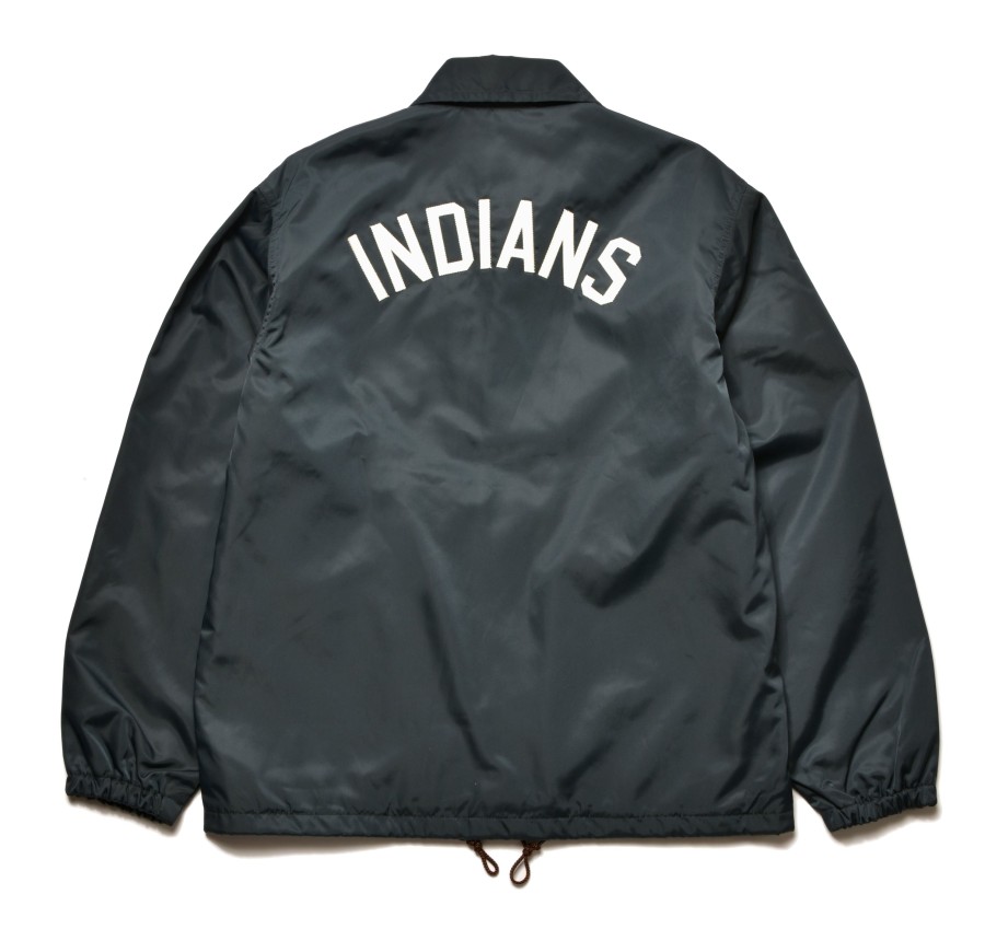 Joe McCoy Nylon Coach Jacket / Indian 140 Navy Online