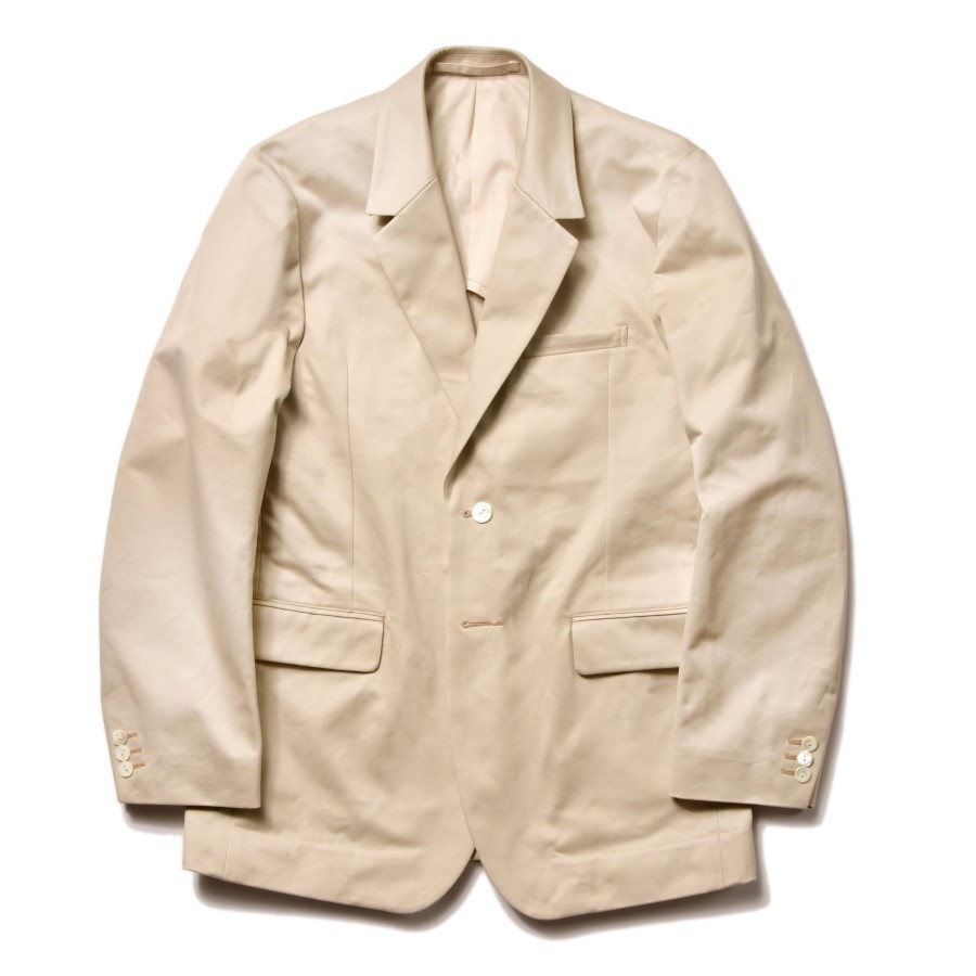 Joe McCoy 1950S Cotton Chino Sports Coat / Beige Clearance