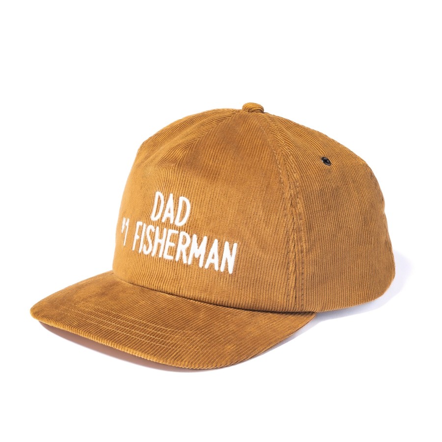 Joe McCoy Five Panel Corduroy Cap / #1 Fishing Dad Mustard Hot