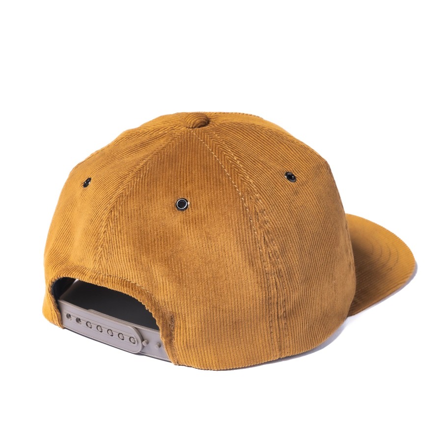 Joe McCoy Five Panel Corduroy Cap / #1 Fishing Dad Mustard Hot