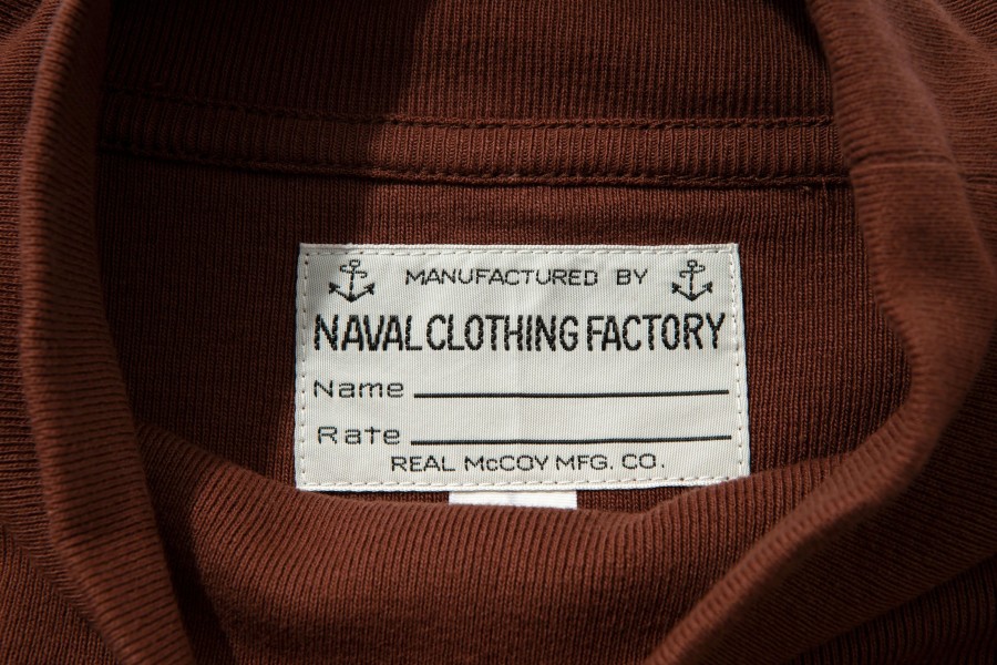 The Real McCoy's U.S.N. Flight Deck Jersey Brown Online