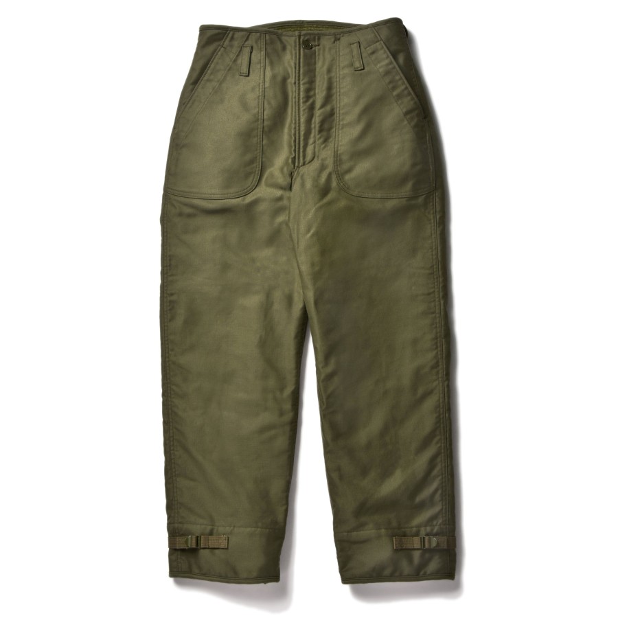 The Real McCoy's U.S.N. A-2 Deck Trousers Olive New