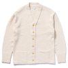 Joe McCoy Cotton Summer Cardigan Ecru New