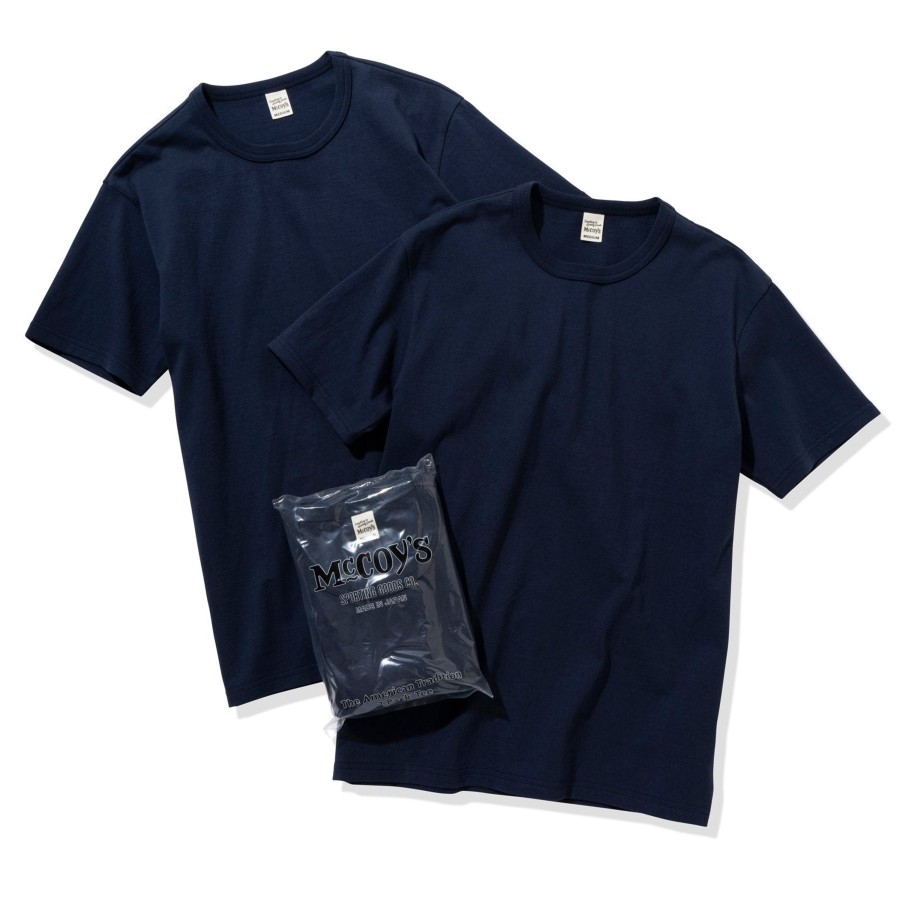 Joe McCoy Mccoy'S 2Pcs Pack Tee 140 Navy Online