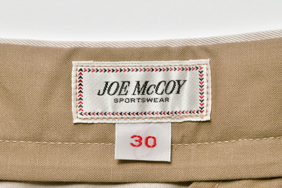 Joe McCoy 1950S Cotton Chino Trousers / Beige Hot