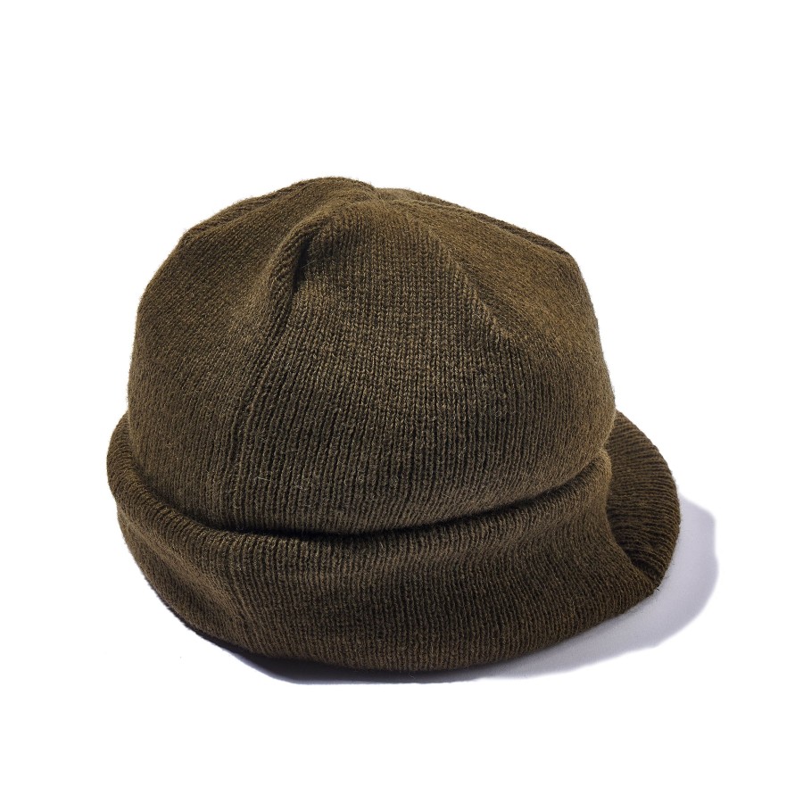 The Real McCoy's Cap, Wool, Knit, M-1941 Olive Best