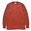 Joe McCoy Western Cardigan Stitch Henley Shirt 093 Brick Red New