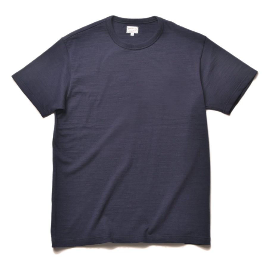 Joe McCoy Athletic T-Shirt / Loopwheel 140 Navy Hot