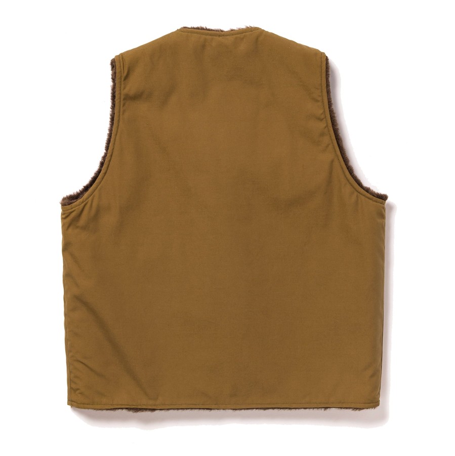 The Real McCoy's Usn Alpaca Vest Khaki Hot