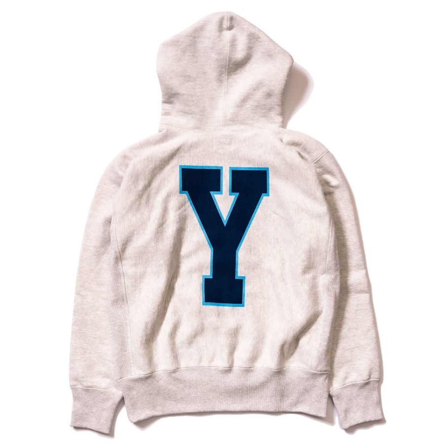 Joe McCoy Hooded Sweatshirt / 'Y' Silver Gray Wholesale